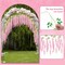 Wisteria Hanging Flowers,Fake Hanging Flowers,Wisteria artificiales Garland for Home Outdoor Decor,3.6 feet Long(50,Pink)